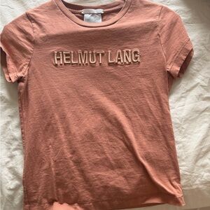 Helmut Lang Crewneck Tee — Dusty Mauve